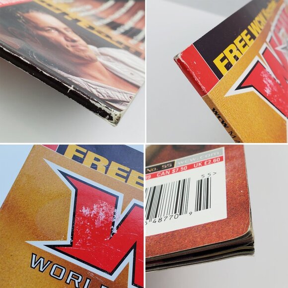 WCW Wrestling Magazine VTG 1999 Sting Bret Hitman Hart Goldberg Fall Brawl 90s - Picture 8 of 10